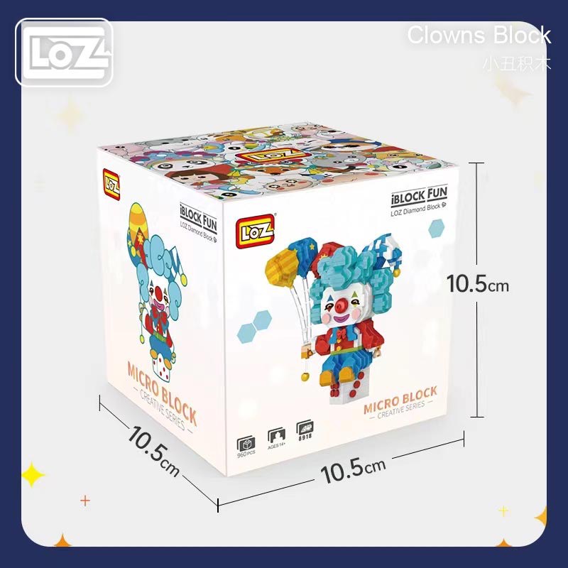 Đồ chơi lắp ráp mô hình chú hề 8917-8918