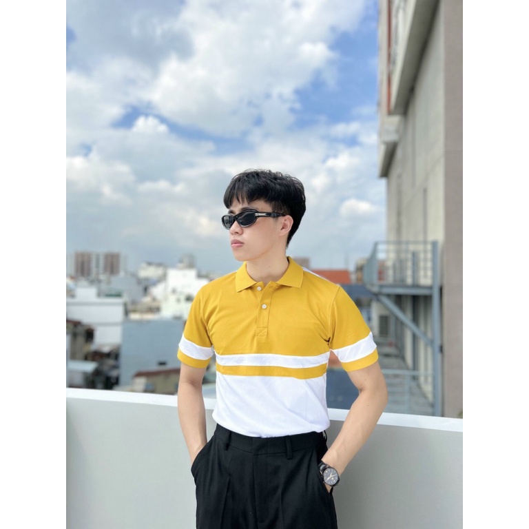 Áo Thun Nam Polo Vải Cotton Co Giãn Tốt In Màu Form Chuẩn Lịch Lãm NEW UNISEX