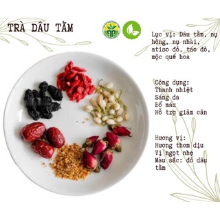 Trà dâu tằm lục vị thuận thiên thơm ngon