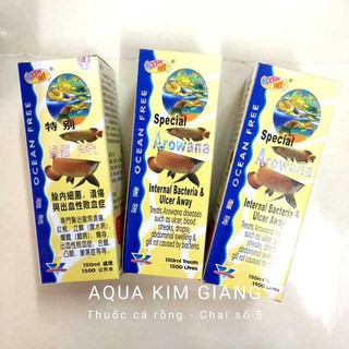 Thuốc trị lở loét, mờ mắt, xù vảy dùng cho cá rồng