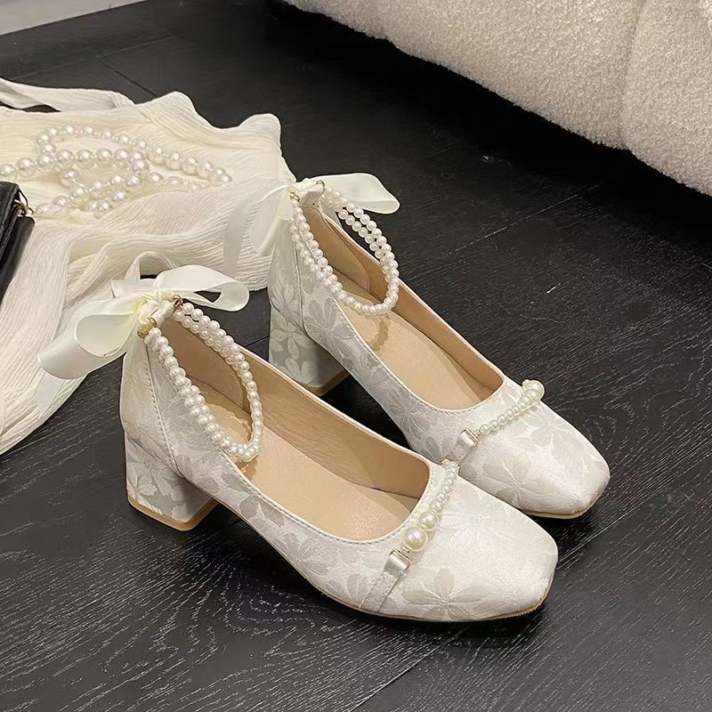 Giày cao gót của mary jane giày nữ lolita