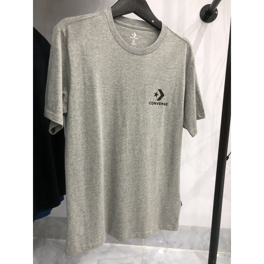 Áo thun CV xám ngắn cổ ngắn tay