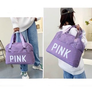 Túi du lịch Pink Cỡ Lớn Chống Thấm Nước 2 Tầng Gấp Gọn