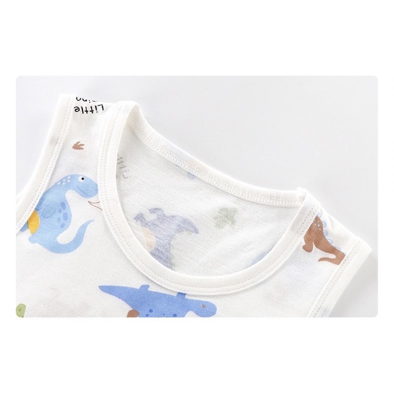Body Chip, Bodysuit Ba Lỗ  Cho Bé Trai Bé Gái 100% Cotton Thoáng Mát Mùa Hè, Hàng Quảng Châu Cao Cấp