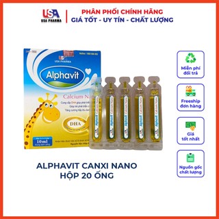 ALPHAVIT CANXI tăng cường hấp thu canxi - Hộp 20 ống