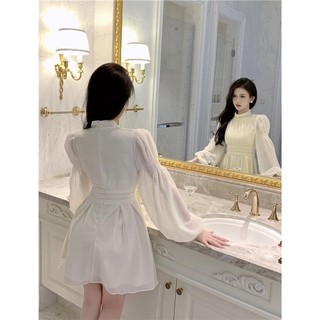 (ORDER) Đầm trắng nữ nhẹ nhàng ôm eo