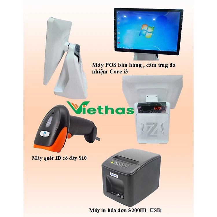 Trọn Bộ Thiết Bị - Phần mềm bán hàng Viethas  - Hàng Chính hãng
