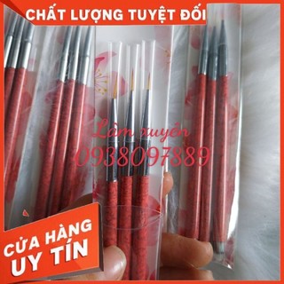 Cọ nét/Cọ râu 3 size  1 bịch lông mịn, mõng dễ vẻ nét 💥GIÁ RẺ💥 3 size khác nhau nhỏ gọn xinh xắn cho học viên tập vẻ💥💥💥💥