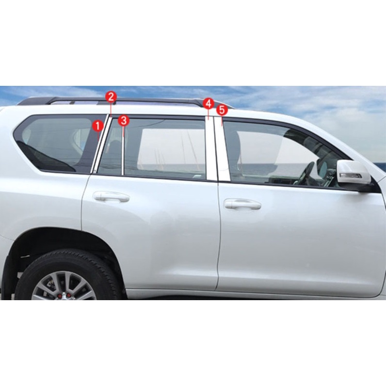 VIỀN KÍNH, NẸP KÍNH XE PRADO SIÊU ĐẸP