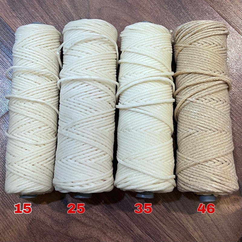 (2mét) Bấc chuốt sáp loại tốt + 20 đế sắt