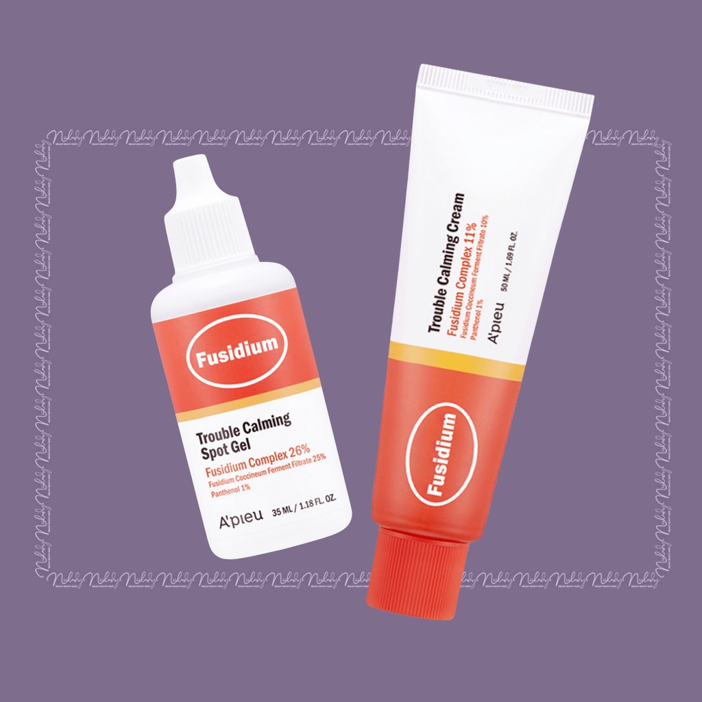 Kem dưỡng A'pieu Fusidium Trouble Calming Cream / A'pieu Fusidium Trouble Calming Spot Gel