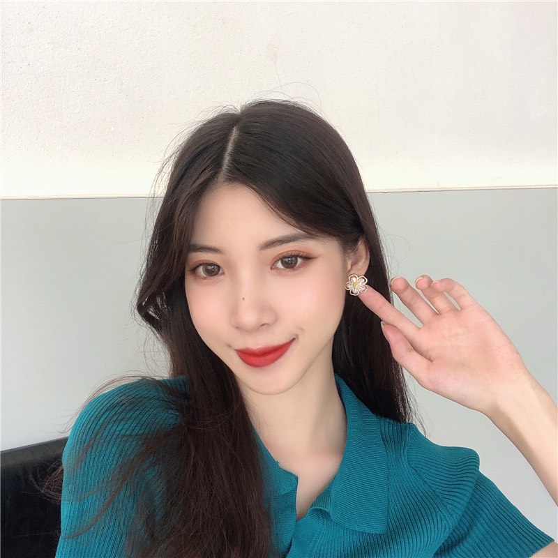 YM Concept Bông Tai Hình Bông Hoa Phong Cách Hàn Quốc - PK0027