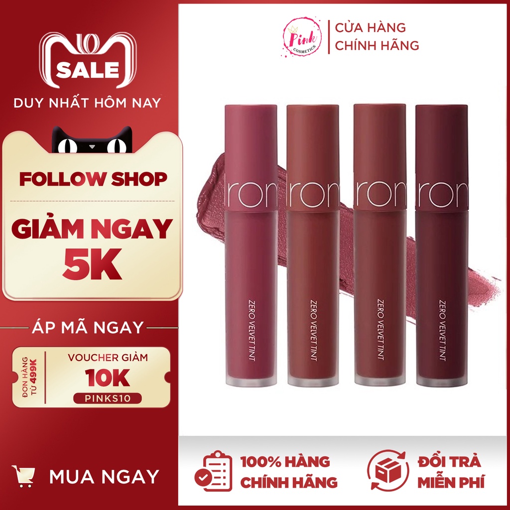 (Màu 18-21) Son Romand Zero Velvet Tint