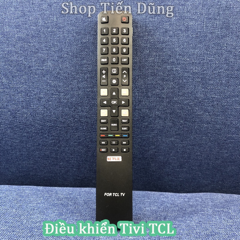 Điều khiển Tivi TCL loại dài - Remote điều khiển TV TCL Mới chạy pin AAA