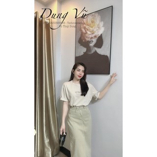 chân váy jean dài