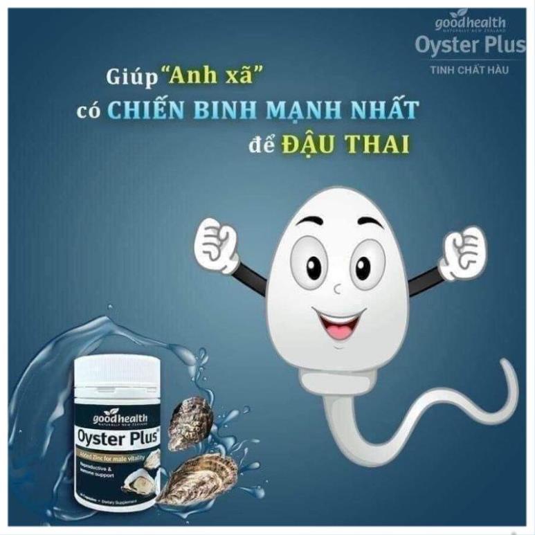 Tinh chất hàu Úc Oyster Plus ZinC Goodhealth 60 viên    .