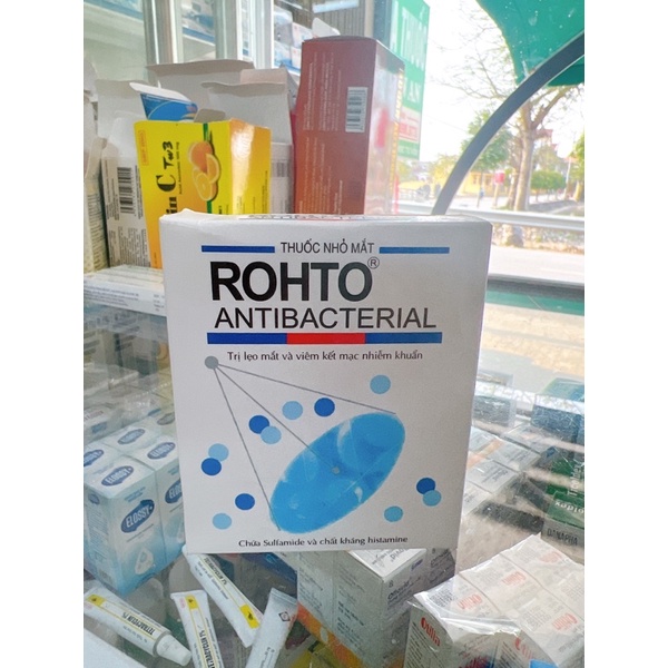 NƯỚC NHỎ MẮT ROHTO ANTIBACTERIAL LỌ 13ML