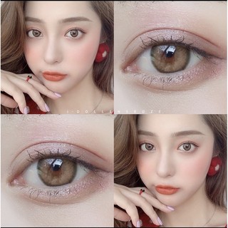 Lens tự nhiên giãn nhỏ viền đen
