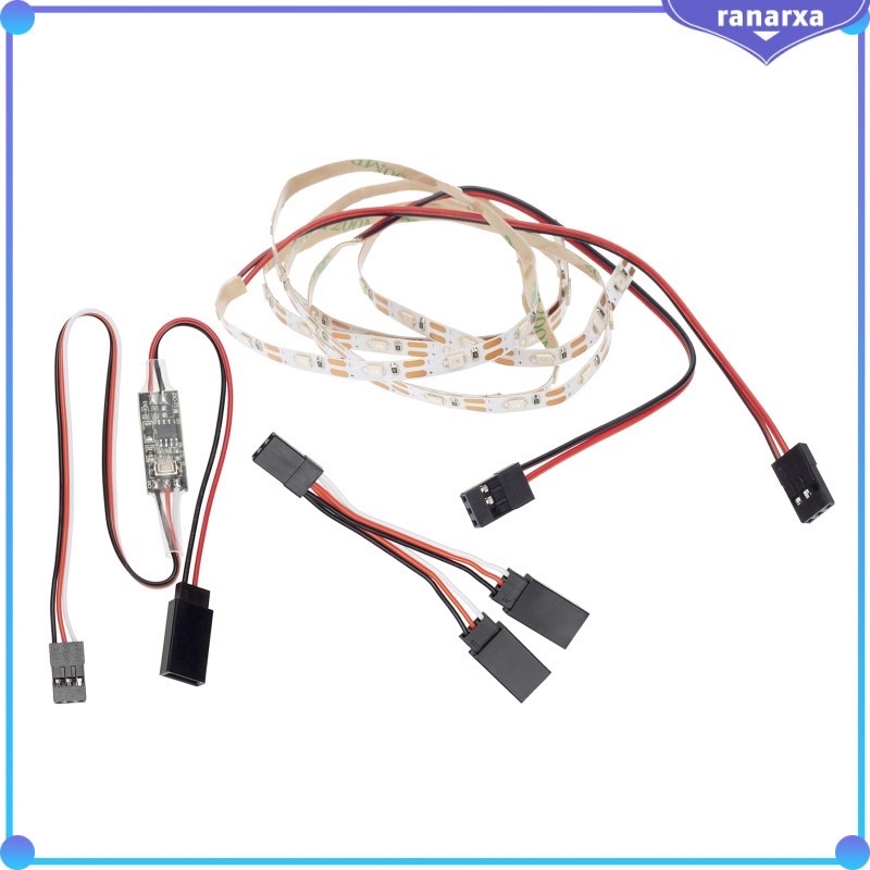 Bộ Dây đèn LED điều khiển từ xa cho máy bay xe scx10 trx4 hsp RC