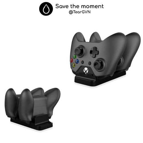 Dock sạc tay cầm và pin, cáp sạc DOBE kiểu tay úp ngược cho Xbox One / Xbox One SX