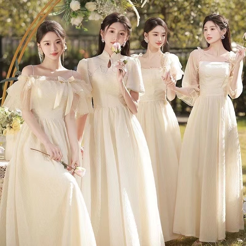 Đầm maxi Dáng Dài Màu Tươi Tắn Sang Trọng size XS-2XL Thời Trang Dự Tiệc Cho Nữ