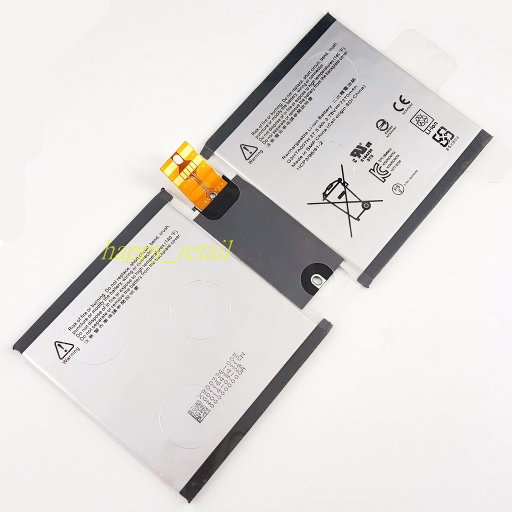 Pin Microsoft Surface 3 1645 RT3 1657 G3HTA007H G3HTA003H G3HTA004H Original