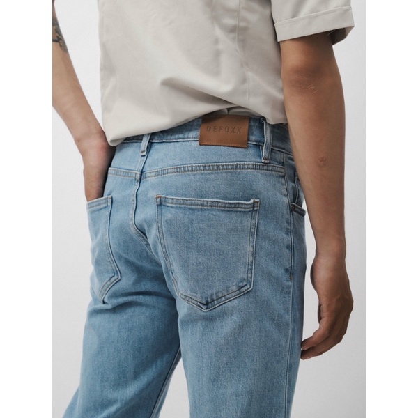 QUẦN BÒ - QUẦN JEAN - DEFOXX - WASH BLUE YA  - FORM SLIM FIT - CODE: 230244