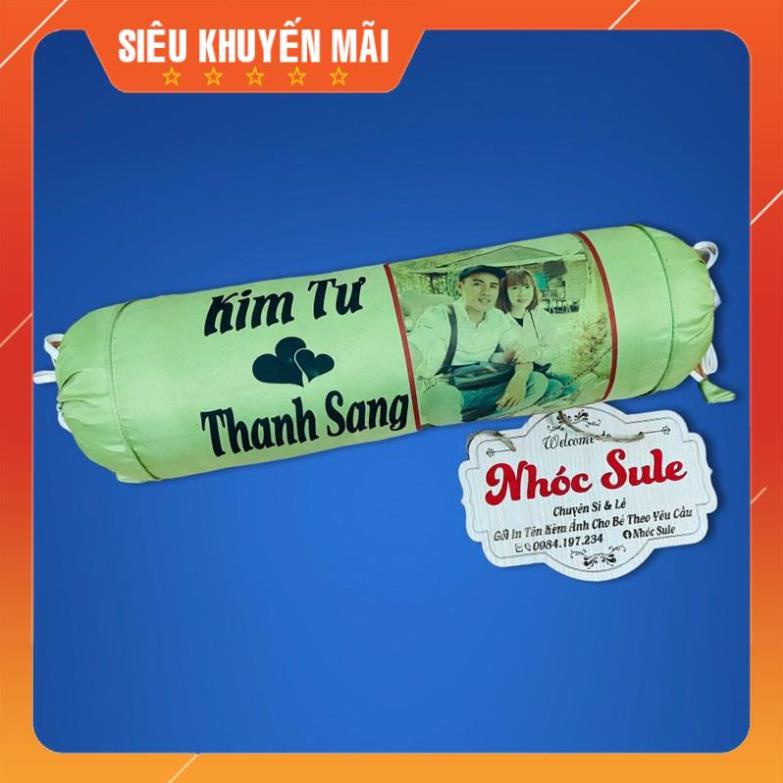 Gối ôm trẻ em in tên, in hình ảnh theo yêu cầu cho bé Nhóc Sule