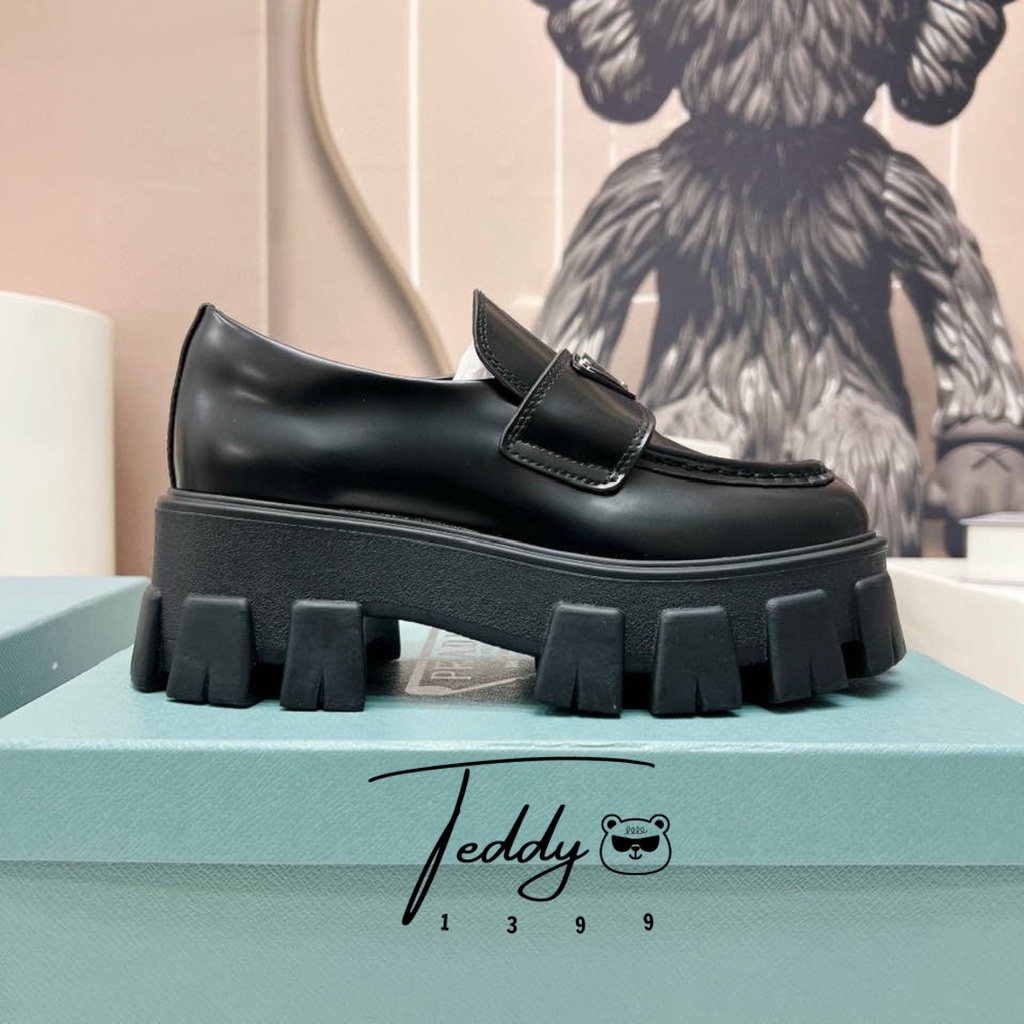 Giày 5p Pra da Tam giác Giày dạng bánh răng đế cao