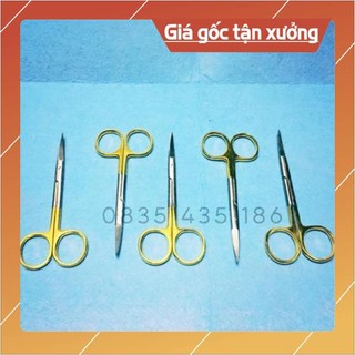Kéo cán vàng mũi cong nhấn mí cao cấp