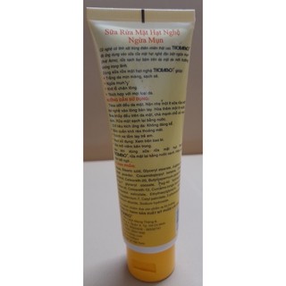 sữa rửa mặt hạt nghệ THORAKAO típ lớn 100g