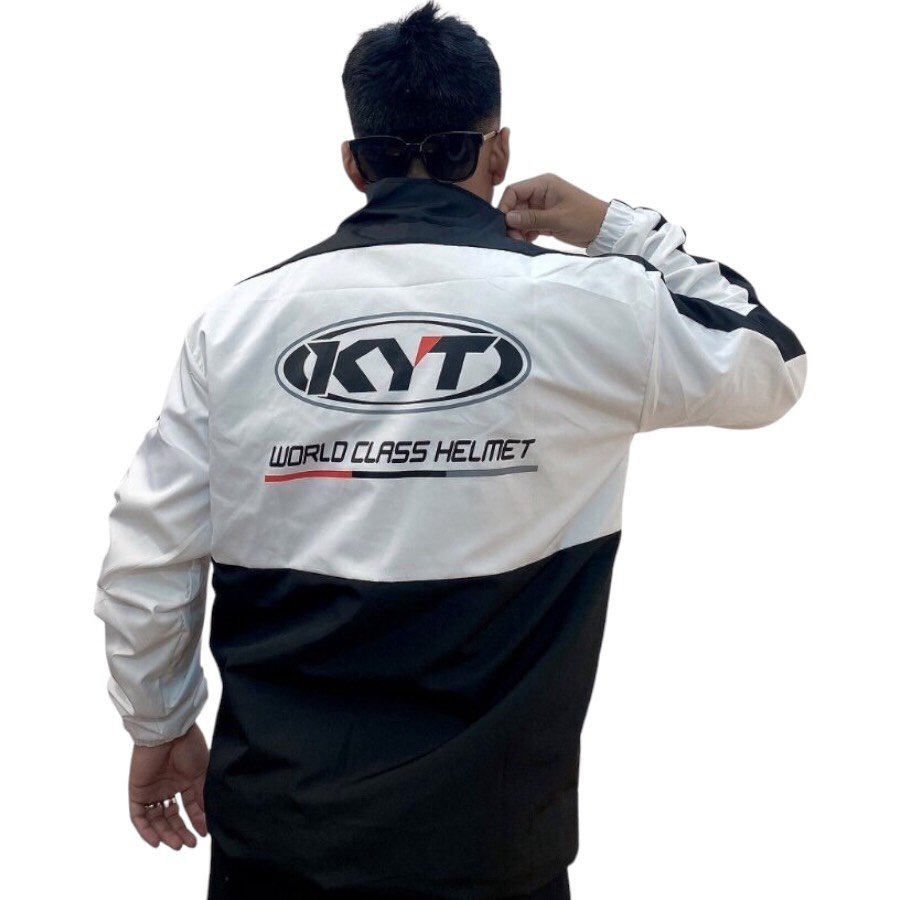 Áo Khoác Dù Nam Cổ Trụ Thêu Kyt Có Túi Trong 2 Lớp Siêu Hot NEW UNISEX