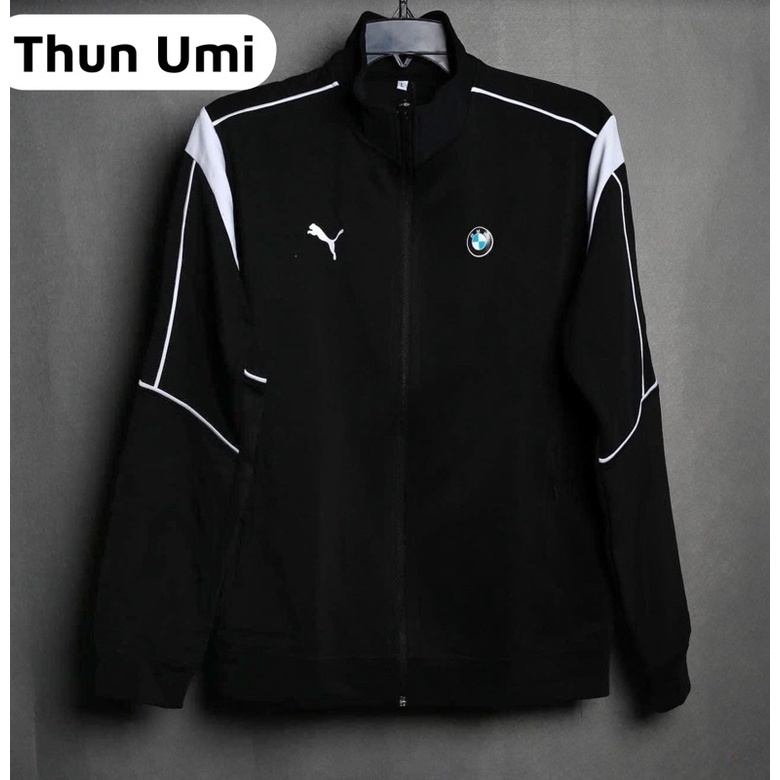 Áo Khoác Thun Umi Cao Cấp Dày Dặn, Vải Mềm Mịn Có Mũ Chống Nắng Màu Đen A D I D A S Thể Thao , Thoáng Mát, Không Xù Lông