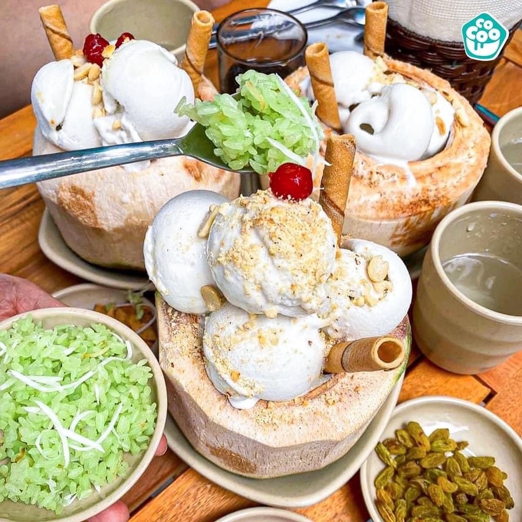 Kem Dừa Côn Đảo  hộp 2kg CỰC NGON CHUẨN VỊ