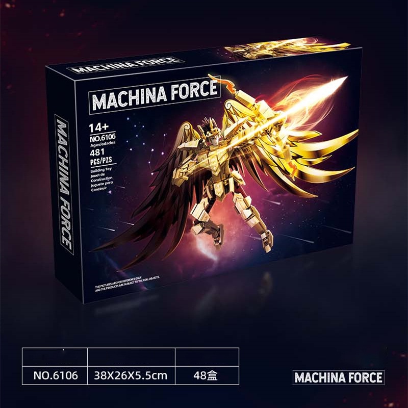 Đồ chơi lắp ráp Hậu nghệ hạ mặt trời, No.6106 Xếp hình thông minh, Mô hình nhân vật