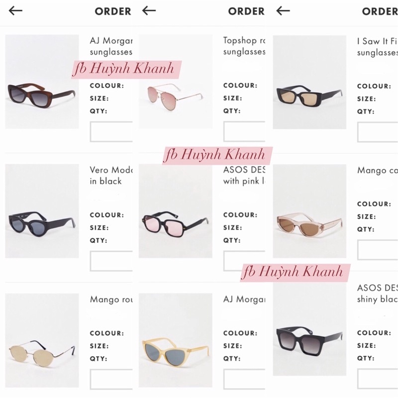 Kính thời trang chống uv Auth Uk chính hãng vợt sale