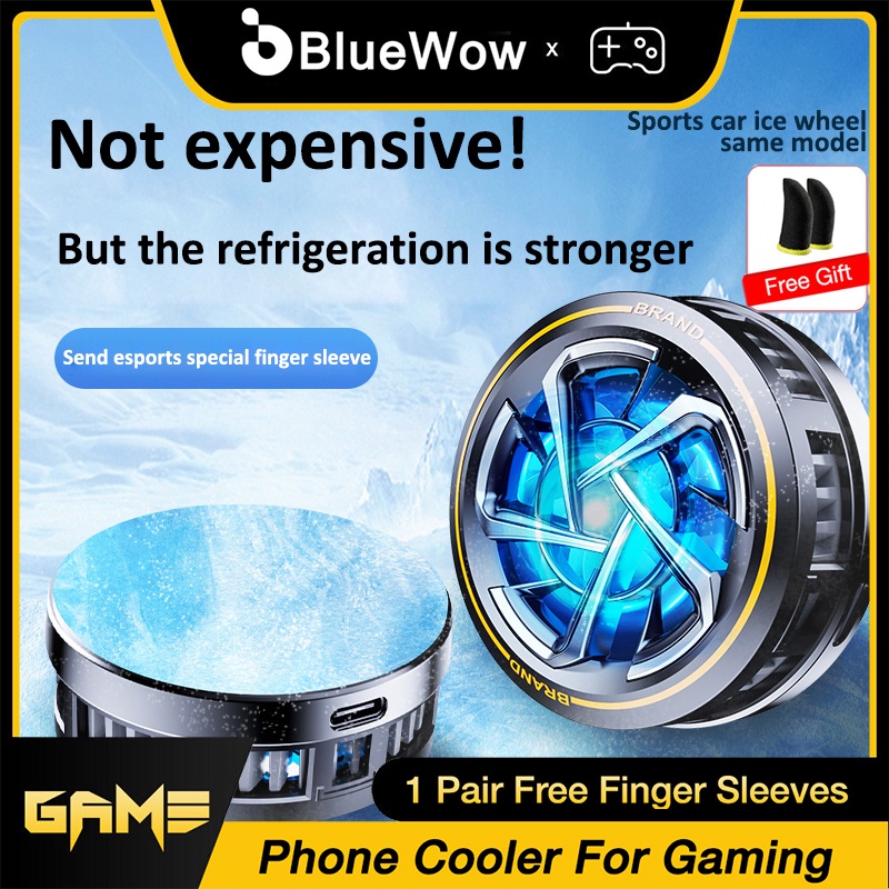 Bộ tản nhiệt BLUEWOW DY18 làm mát nhanh cho điện thoại phổ thông khi chơi game 2023
