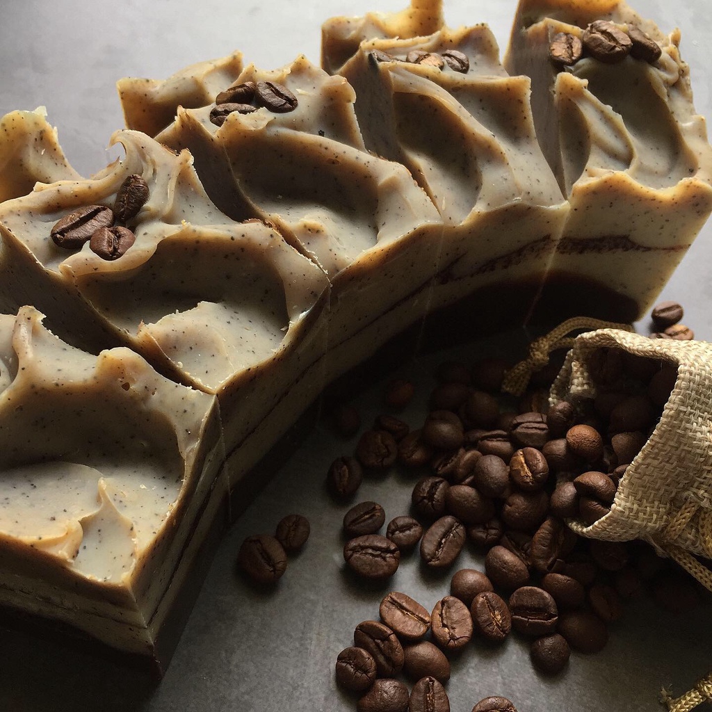 Xà phòng nghệ thuật Coffee Cake 100% thiên nhiên với hương thơm của cafe hòa cùng hương vani ngọt ngào