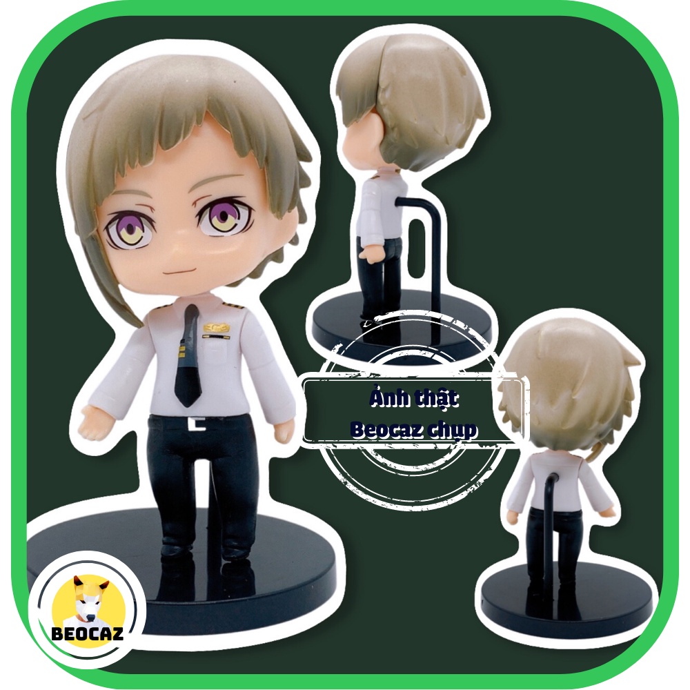 Mô hình Bungou Stray Dogs Văn hào lưu lạc Dazai Osamu Chuya Nakahara Nakajima Atsushi Ryunosuke Tiệm đồ chơi Beocaz