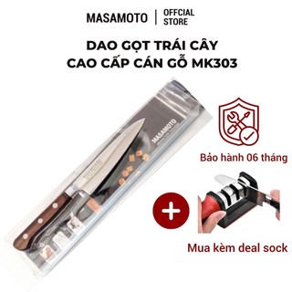 Dao xuất Nhật cao cấp Masamoto siêu sắc Petty120 MK303 cán gỗ Paka hàng chính hãng