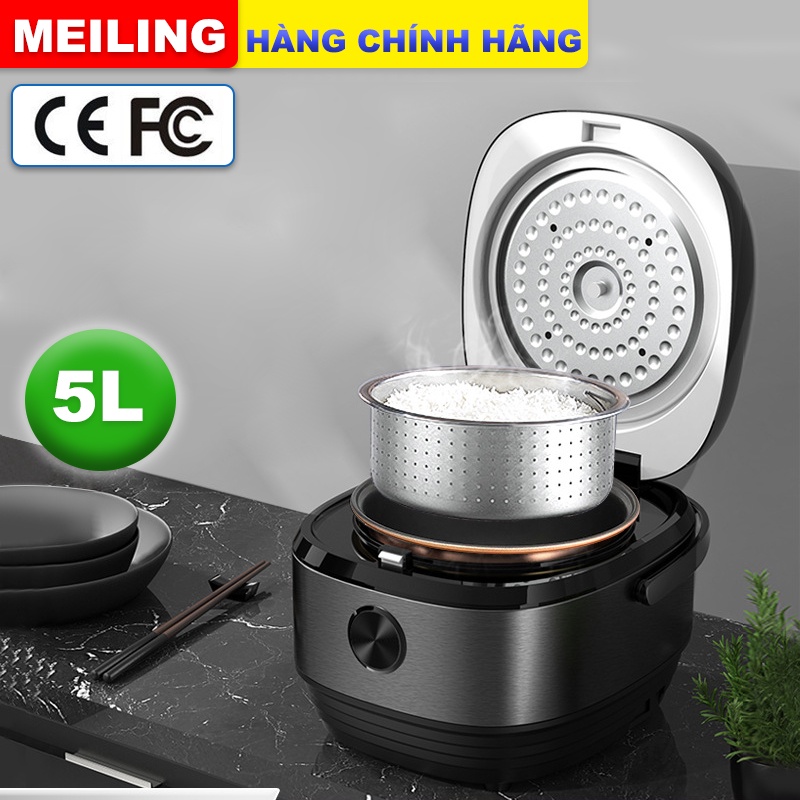 MeiLing 5L Nồi cơm điện ít đường thông minh cơm điện đa năng Chảo chống dính 