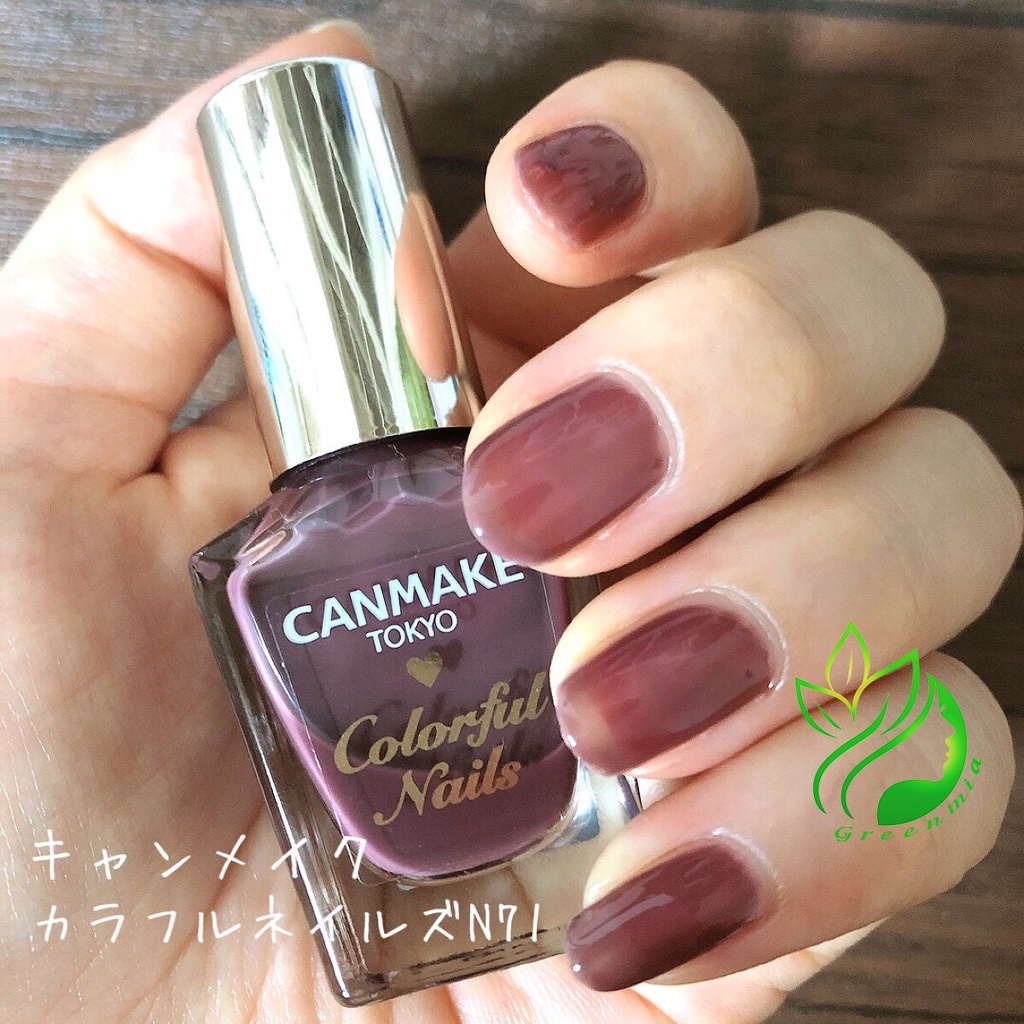 Sơn Móng Tay Thạch Canmake Tokyo Japan Nhật Bản Nội Địa Sơn Móng Chân Màu N71 Purple Sweet Potato Khoai lang tím