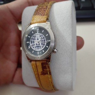 Đồng hồ nữ hàng hiệu Alviero Martini dây da second hand