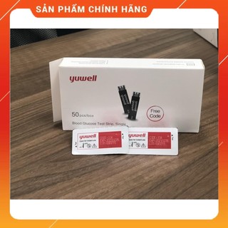 Que thử đường huyết Yuwell 710 (50 que + 50 kim)