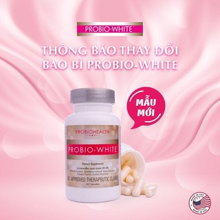 VIÊN UỐNG TRẮNG DA PROBIO WHITE CỦA MỸ