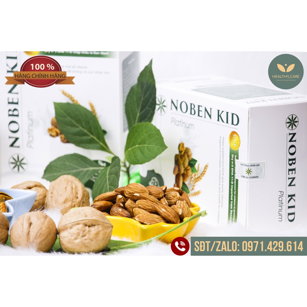 NOBEN KID Cốm Trí Não Chính Hãng - Giúp Bé Thông Minh, Tăng Khả Năng Ghi Nhớ, Phát Triển Trí Não