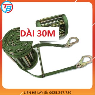 30M - Thang pccc dây thoát hiểm nhà cao tầng - Đã gồm móc