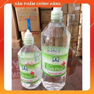 NƯỚC MUỐI VĨNH PHÚC 0.9% CHAI 500ML HOẶC 1000ML