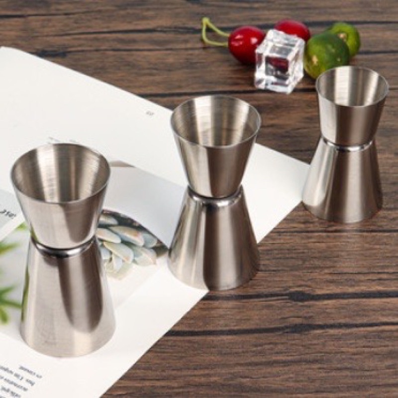 Jigger đong 2 đầu inox - Ly đong 2 đầu inox
