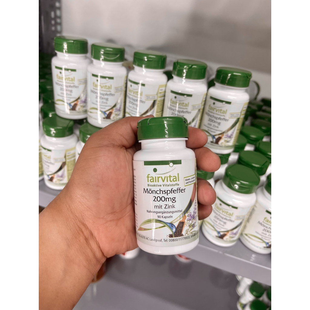 Viên Uống Vitex Đức Monchspfeffer 200mg mit Zink 90 viên - nguyenphuongchau